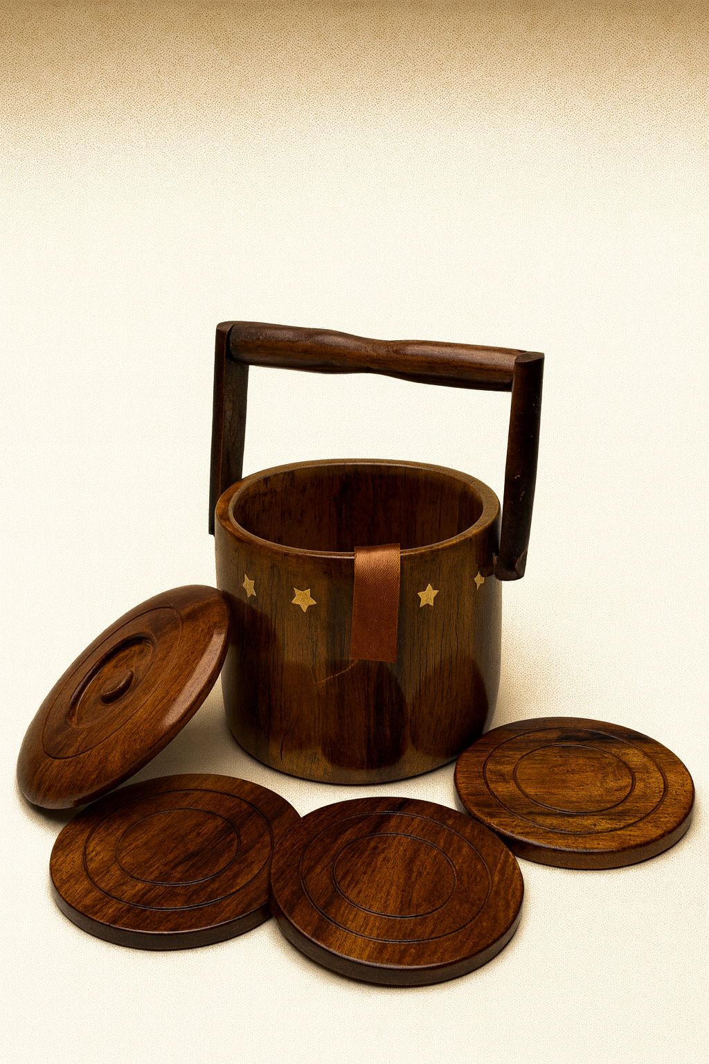 Wooden Coaster Set