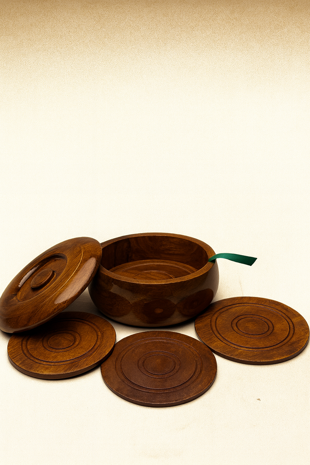 Wooden Coaster Set