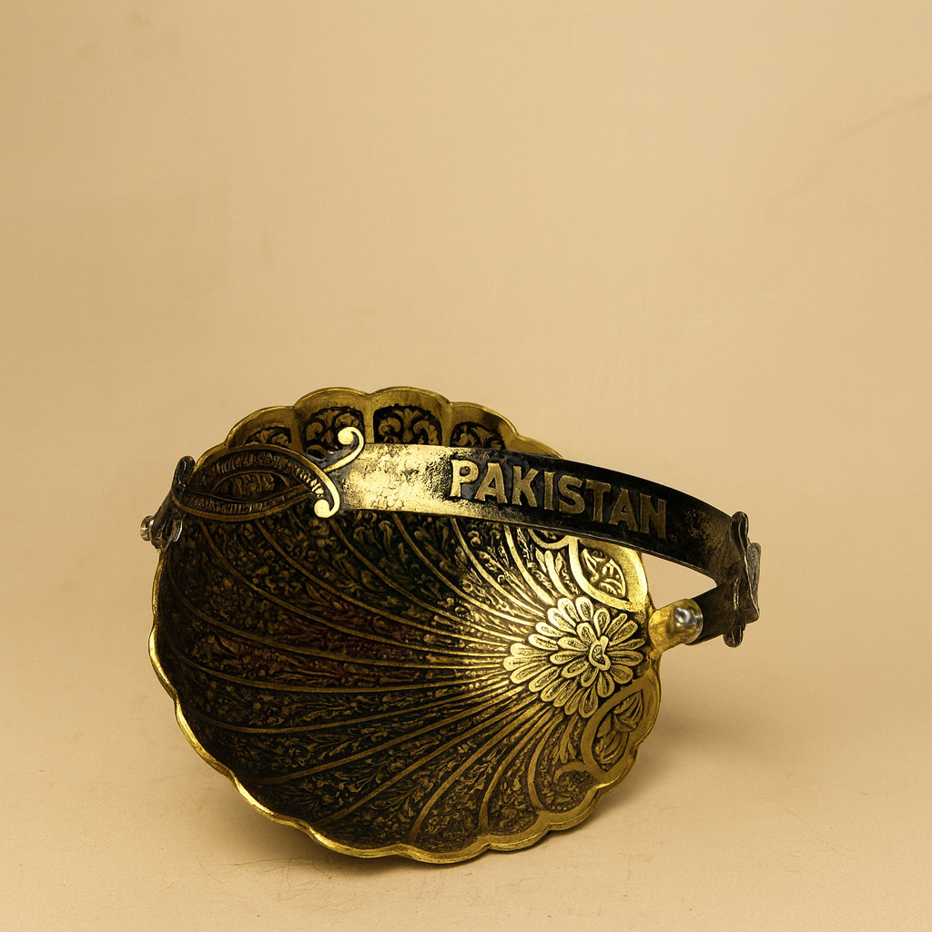 Antique Brass Decorative Bowl – Pakistan Souvenir