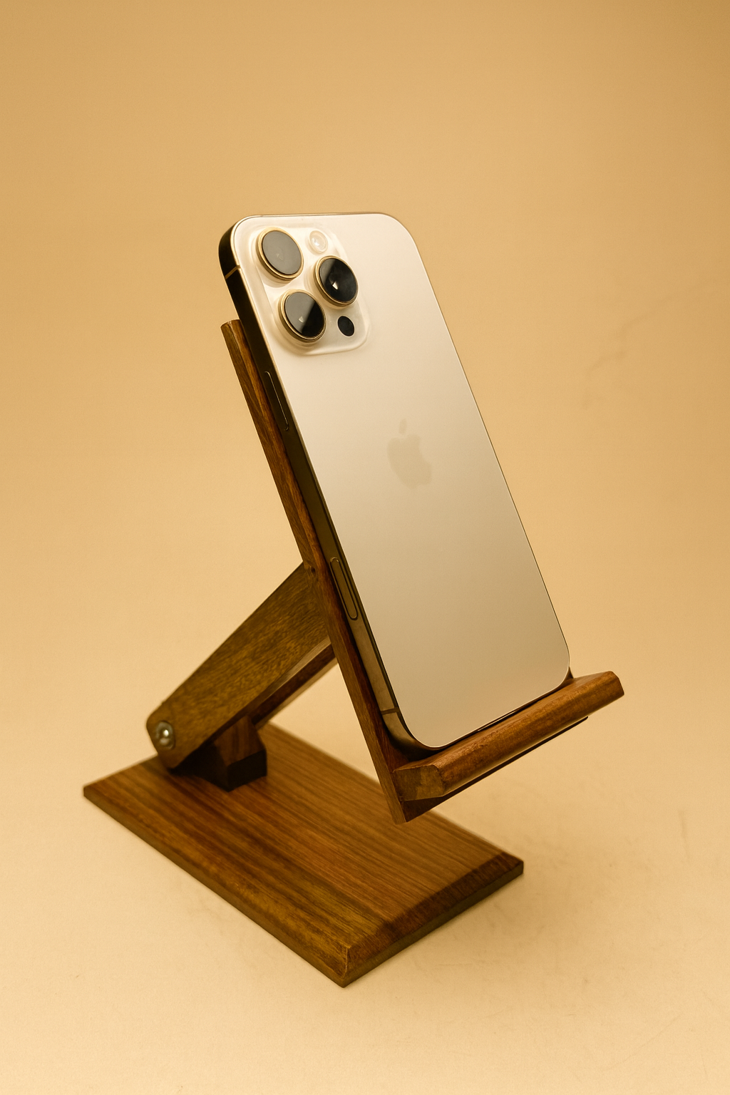 Handcrafted Wooden Mobile & Tablet Stand
