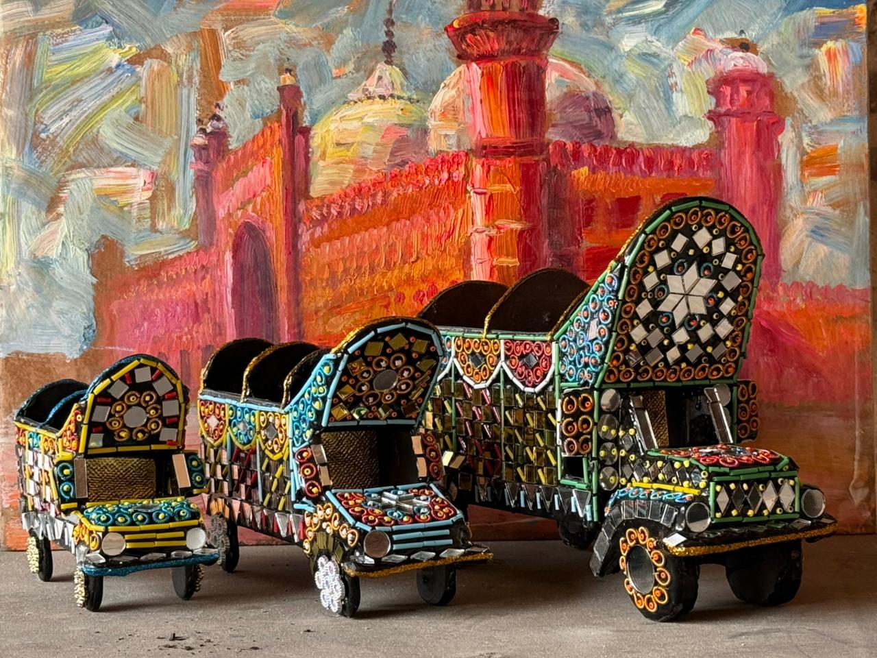 Mirror work mini Truck