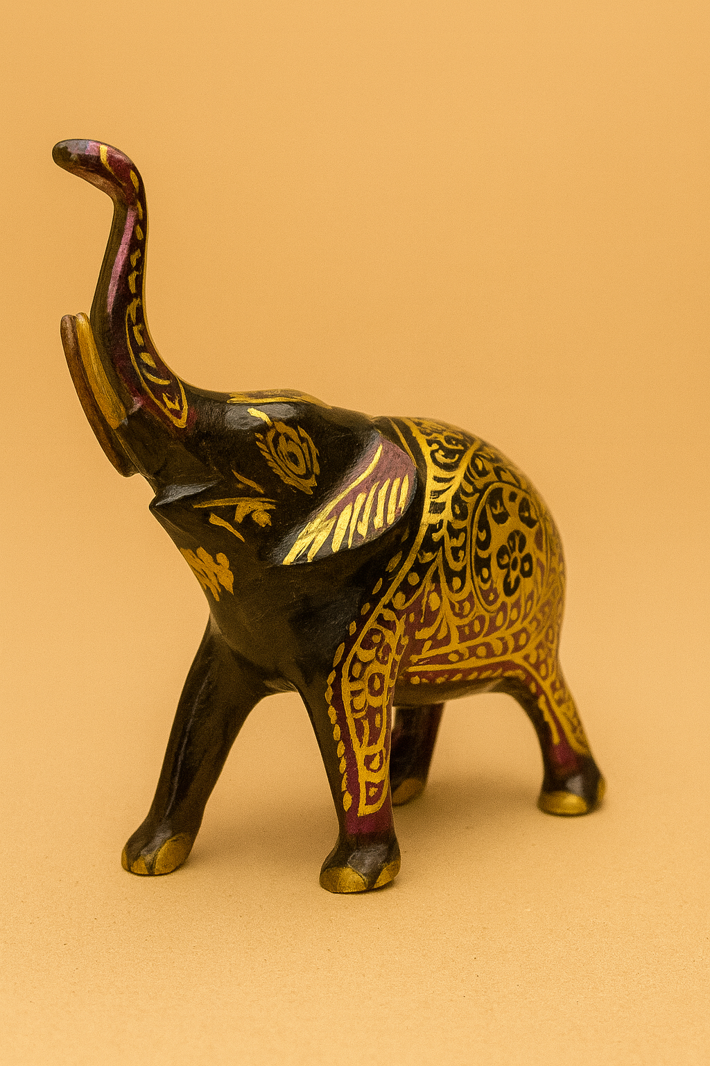 Royal Brass Elephant Figurine
