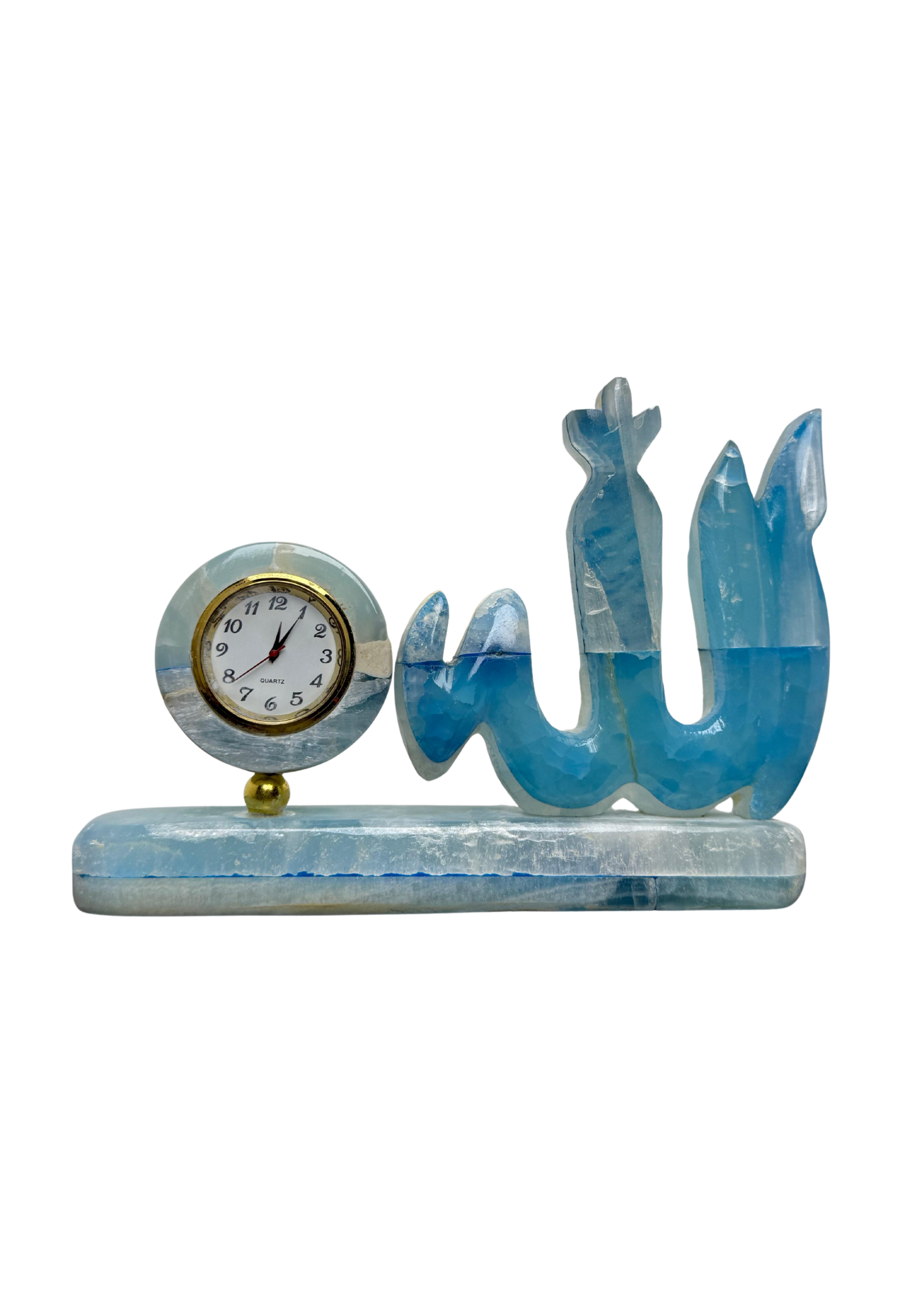 "Allah" table Clock marble