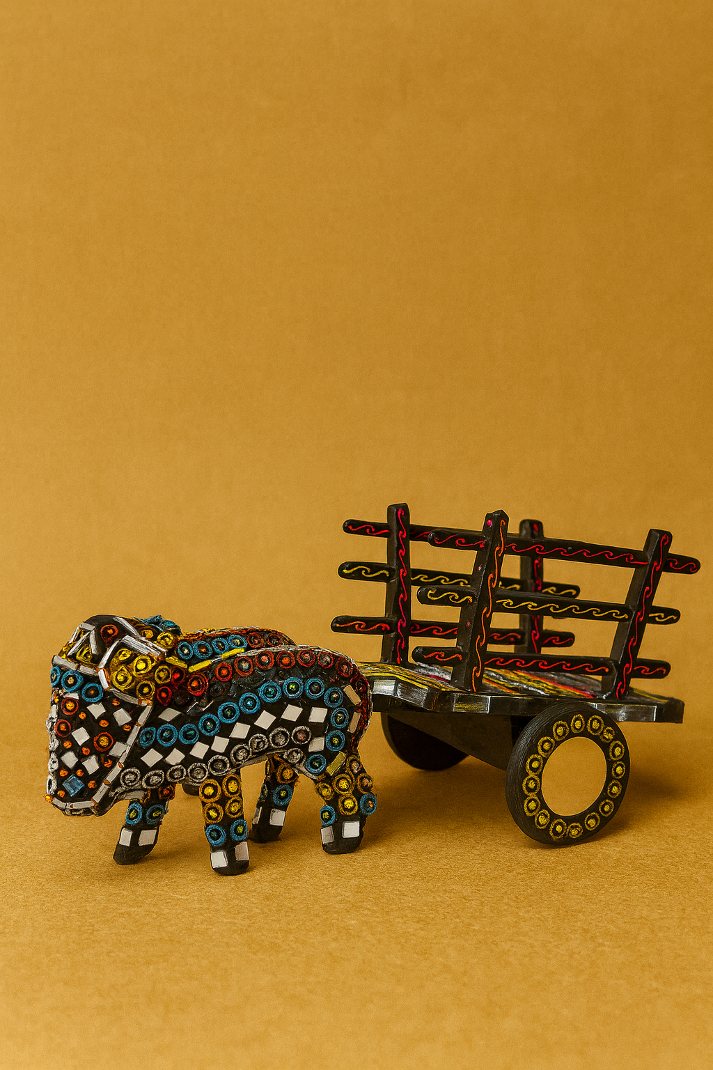 Handcrafted Decorative Bullock Cart Figurine