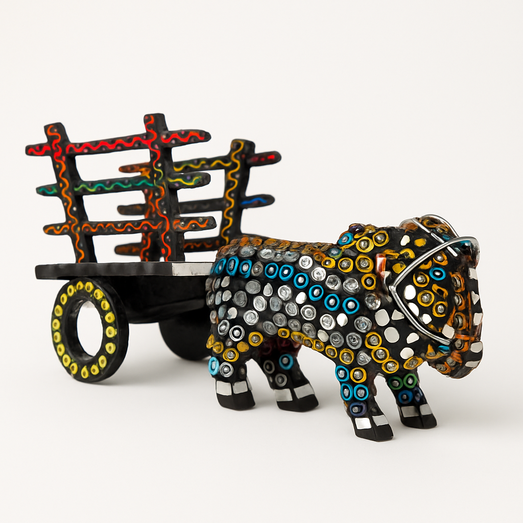 Handcrafted Decorative Bullock Cart Figurine