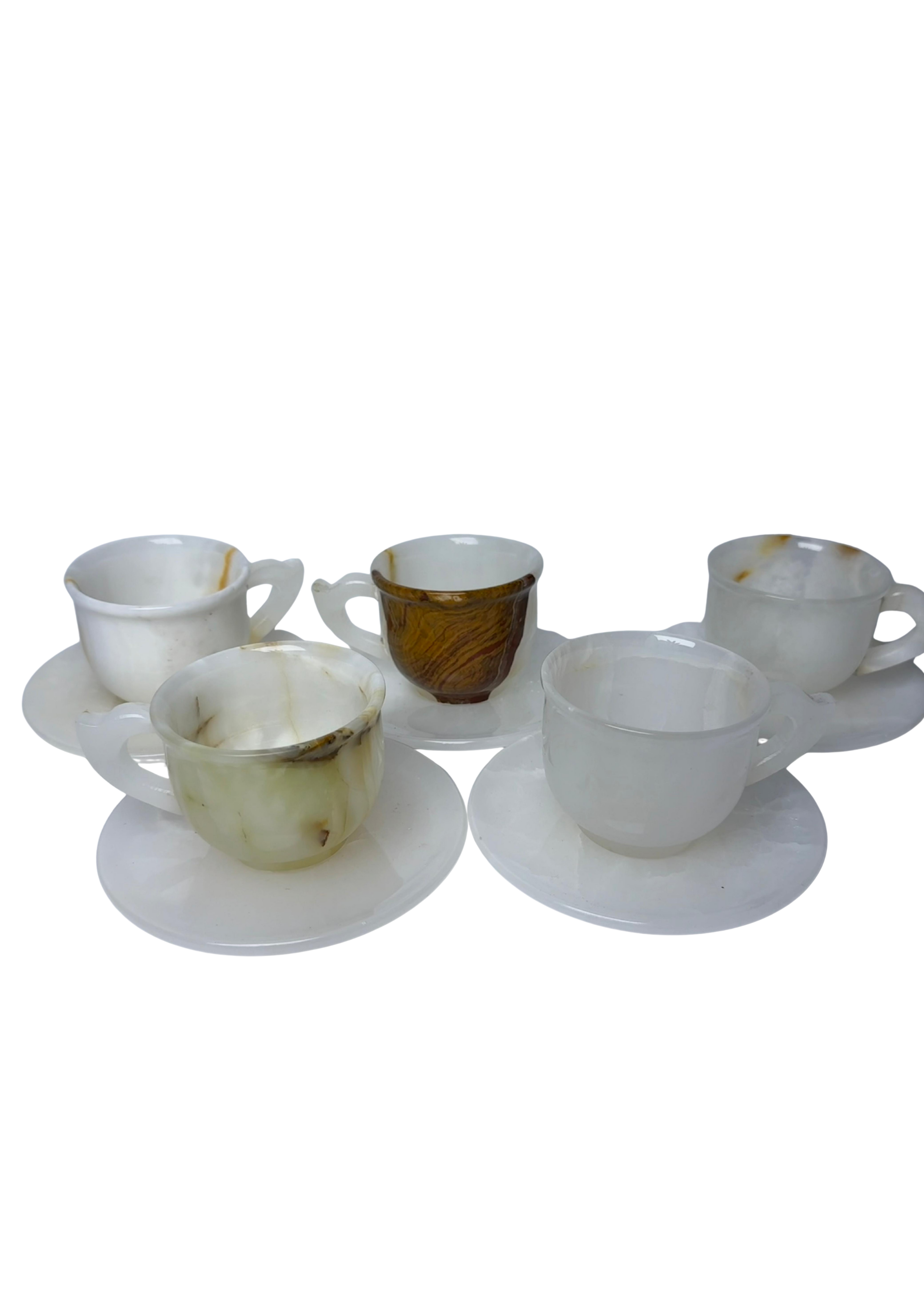 Modern Stone Tea Set