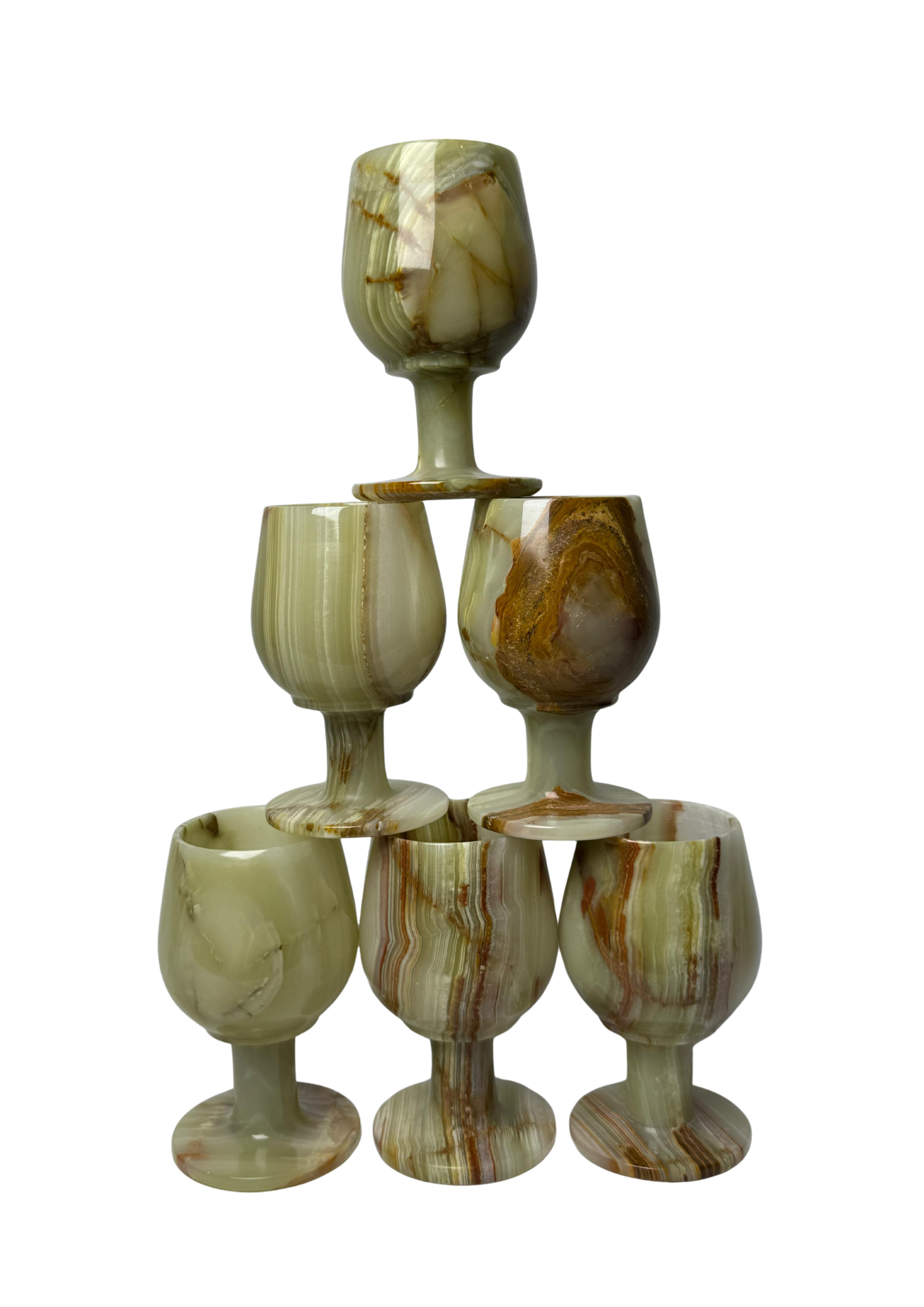 Enchanting Vine Glass stone onyx