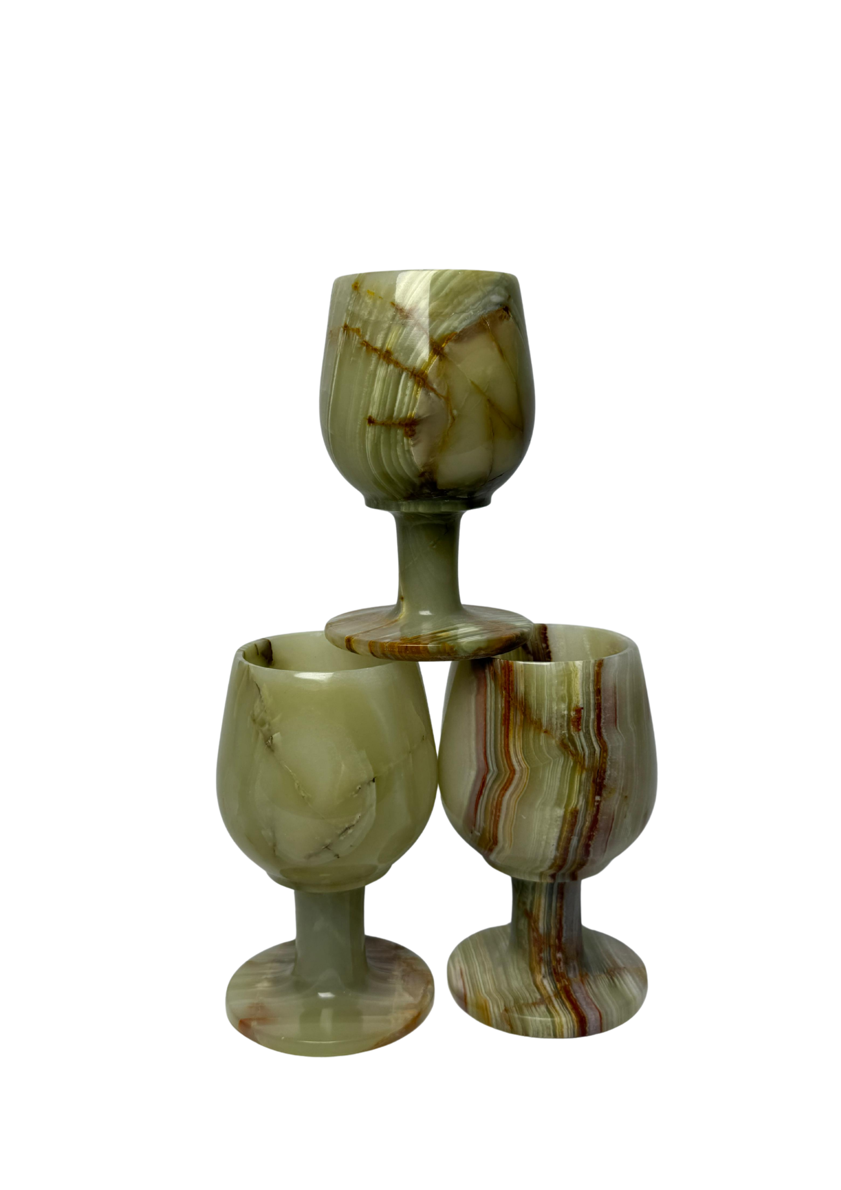Enchanting Vine Glass stone onyx