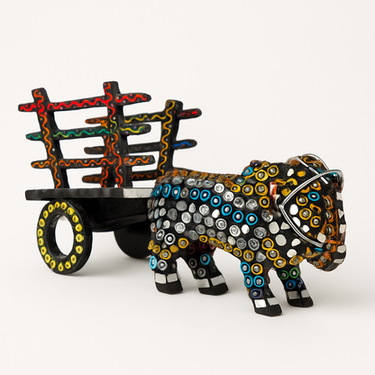 Handcrafted Decorative Bullock Cart Figurine