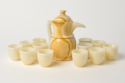 Onyx Arabian Coffee Set – 12 Cups