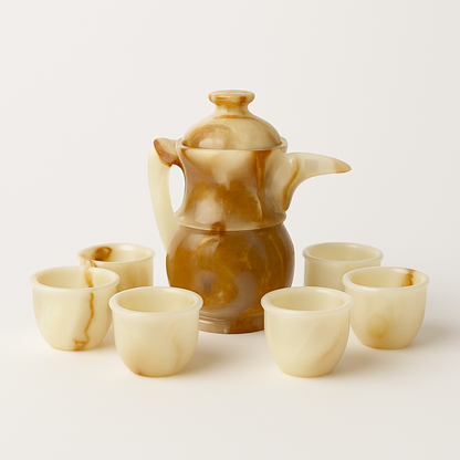 Onyx Arabic Coffee Set – 6 Cups